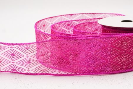 Roseus Glitter Diamond Nativitatis Filum Ribbons_KF9988GC-40-40