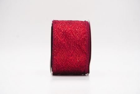 Burgundius Glitter Diamond Nativitatis Filum Ribbons_KF9988GC-8-8