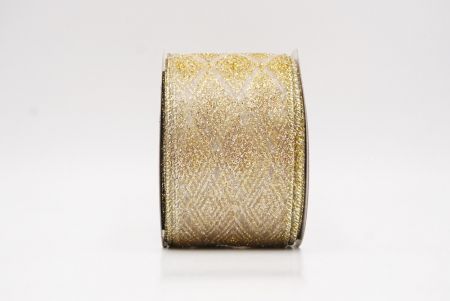Crema Glitter Diamond Nativitatis Filum Ribbons_KF9988GV-2