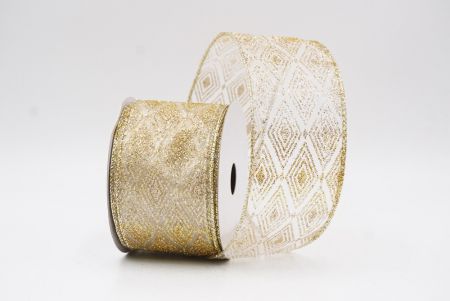 Crema Glitter Diamond Nativitatis Filum Ribbons_KF9988GV-2