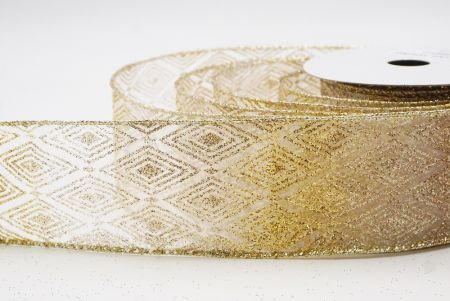 Crema Glitter Diamond Nativitatis Filum Ribbons_KF9988GV-2