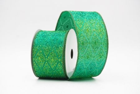 Viridis1 Glitter Diamond Nativitatis Filum Ribbons_KF9989GC-3-127