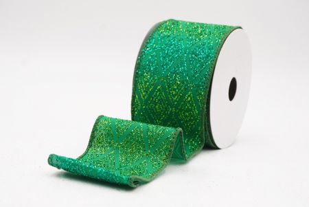 Viridis1 Glitter Diamond Nativitatis Filum Ribbons_KF9989GC-3-127