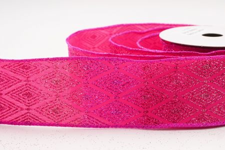 Calidus Roseus Glitter Diamond Nativitatis Filum Lorum_KF9989GC-40-40