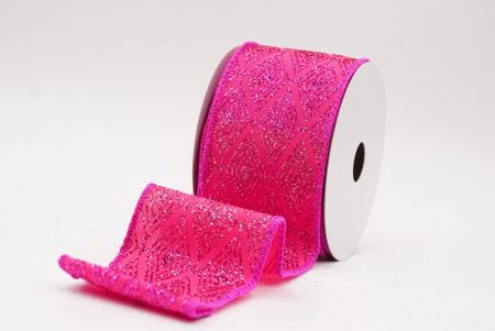 Calidus Roseus Glitter Diamond Nativitatis Filum Lorum_KF9989GC-40-40