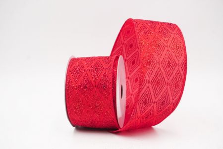 Ruber1 Glitter Diamond Nativitatis Filum Lorum_KF9989GC-7-7