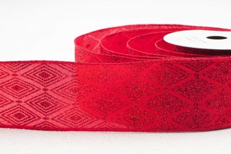 Ruber1 Glitter Diamond Nativitatis Filum Lorum_KF9989GC-7-7