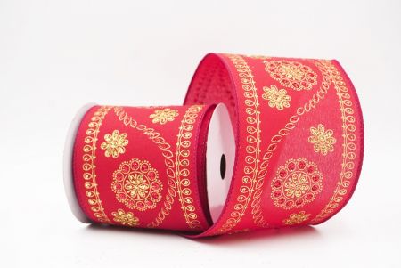 Burgundium Glitter Floralis Embroideria Nativitatis Filum Lorum_KF9991GC-8-8_2