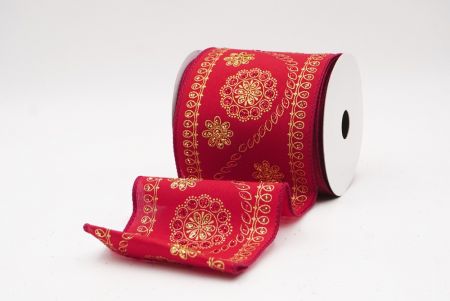 Burgundium Glitter Floralis Embroideria Nativitatis Filum Lorum_KF9991GC-8-8_5