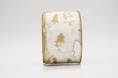 Crema - Aurum Glitter Hiemis Arbores Micant Nativitatis Filum Ribbons_KF9997G-2G_1