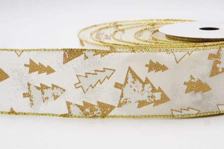 Crema - Aurum Glitter Hiemis Arbores Micant Nativitatis Filum Ribbons_KF9997G-2G_4