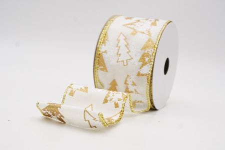 Crema - Aurum Glitter Hiemis Arbores Micant Nativitatis Filum Ribbons_KF9997G-2G_5