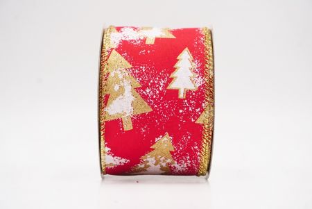 Rubrum - Aurum Glitter Hieme Arbores Micant Nativitatis Filum Ribbons_KF9997G-7G_1