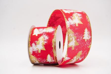 Rubrum - Aurum Glitter Hieme Arbores Micant Nativitatis Filum Ribbons_KF9997G-7G_2