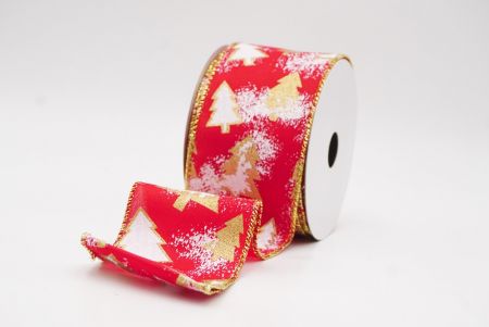 Rubrum - Aurum Glitter Hieme Arbores Micant Nativitatis Filum Ribbons_KF9997G-7G_5