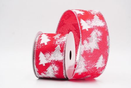 Rubrum Glitter Hieme Arbores Micant Nativitatis Filum Ribbons_KF9997G-7_2