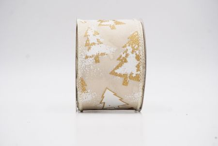 Crema - Aurum Glitter Hieme Arbores Micant Nativitatis Filum Ribbons_KF9997GC-2-2_1