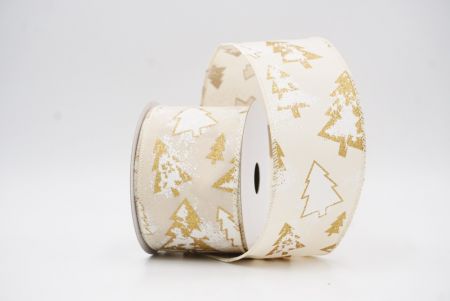 Crema - Aurum Glitter Hieme Arbores Micant Nativitatis Filum Ribbons_KF9997GC-2-2_2