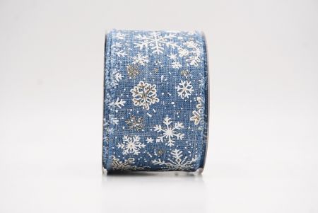 Denim Caeruleus Glitter Nivis Floccus Nativitatis Filum Lorum_KW0002GC-12-226