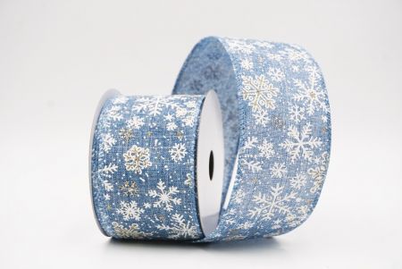 Denim Caeruleus Glitter Nivis Floccus Nativitatis Filum Lorum_KW0002GC-12-226