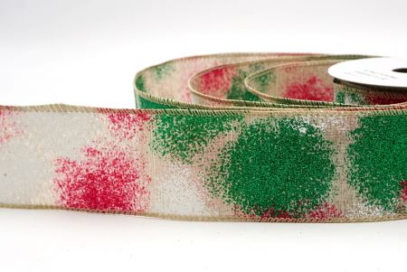 Natural_Glitter Splash Wired Ribbon_KW0010GC-14-183