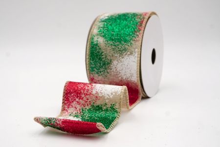 Natural_Glitter Splash Wired Ribbon_KW0010GC-14-183