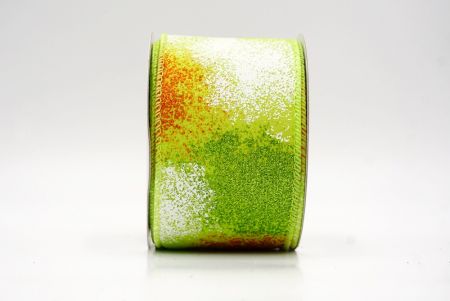 Green_Glitter Splash Wired Ribbon_KW0011GC-15-190