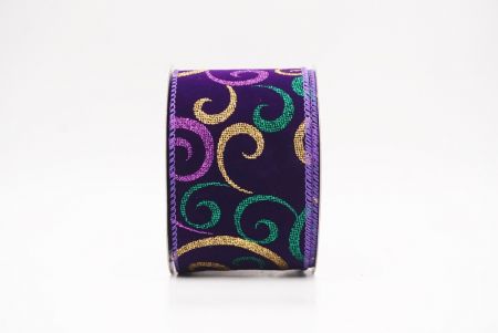 Violetum Glitter Nativitatis Volutatio Consilium Filum Rhabarbarum_KW0014GC-34-34