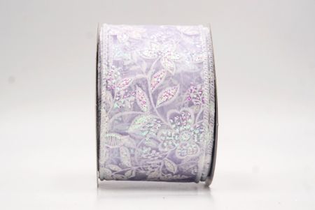 Cinta Botánica de Lujo con Brillo en Púrpura_KW0021GC-11-1