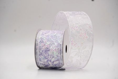 Cinta Botánica de Lujo con Brillo en Púrpura_KW0021GC-11-1