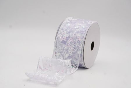 Cinta Botánica de Lujo con Brillo en Púrpura_KW0021GC-11-1