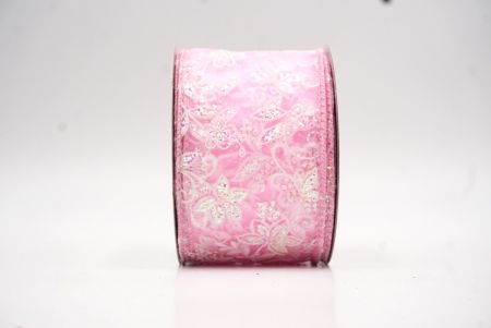 Cinta Botánica de Lujo con Brillo en Rosa_KW0021GC-5-5