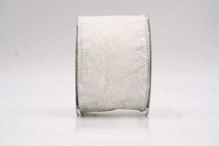 Cinta de Alambre Botánica Brillante Luxe Blanca_KW0022GC-1-1