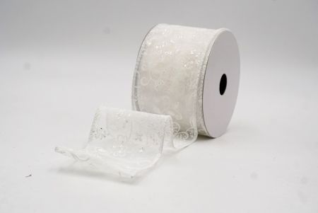 Cinta de Alambre Botánica Brillante Luxe Blanca_KW0022GC-1-1