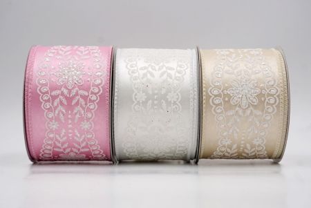 Cinta de Alambre de Vínculo de Flores Vintage_KW0024.KW0025