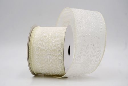 Cinta de Alambre Vintage de Flores Crema Transparentes_KW0024GC-2-2