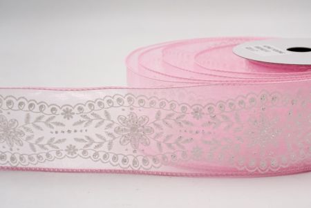 Cinta de Alambre Vintage de Flores Rosadas Transparentes_KW0024GC-5-5