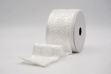 Cinta de Alambre Vintage de Flores Blancas Transparentes_KW0025GC-1-1