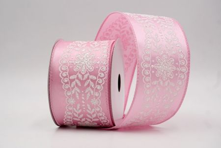 Cinta de Alambre Vintage de Flores Rosadas Transparentes_KW0025GC-5-5