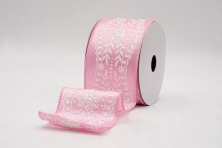 Cinta de Alambre Vintage de Flores Rosadas Transparentes_KW0025GC-5-5