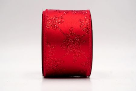 Cinta de alambre de enredadera de rosas con brillo rojo_KW0028GC-7-7