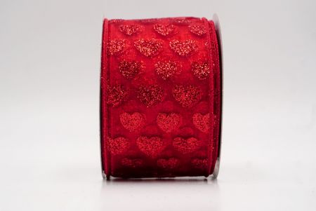 Cinta de Alambre con Corazón Brillante Rojo_Valentín_KW0036GC-7-7