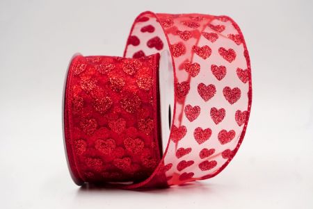Cinta de Alambre con Corazón Brillante Rojo_Valentín_KW0036GC-7-7