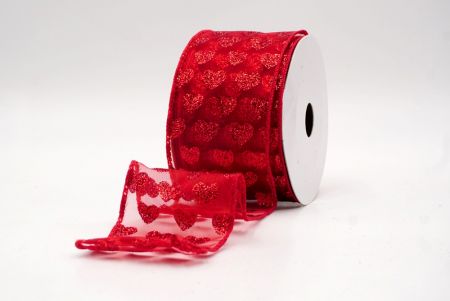 Cinta de Alambre con Corazón Brillante Rojo_Valentín_KW0036GC-7-7