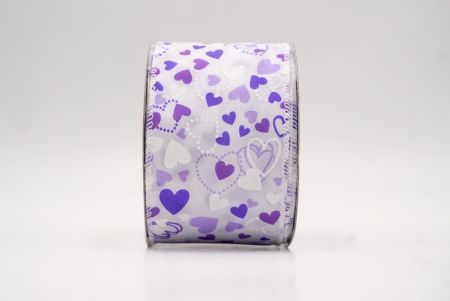 Cinta de Alambre con Patrón de Corazón con Puntos y Sólido_CW0046GC-1-1