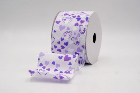 Cinta de Alambre con Patrón de Corazón con Puntos y Sólido_CW0046GC-1-1