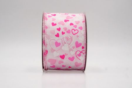 Cinta de Alambre con Patrón de Corazón con Puntos y Sólido_CW0046GC-5-5