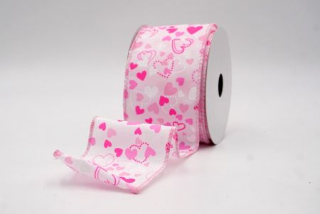Cinta de Alambre con Patrón de Corazón con Puntos y Sólido_CW0046GC-5-5