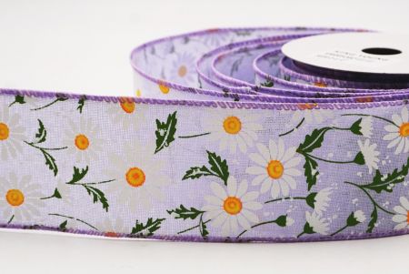 Cinta de Alambre de Campo de Margarita Silvestre Púrpura de Primavera_KW0052GC-11-11