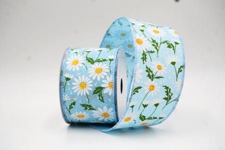Cinta de Alambre de Campo de Margarita Silvestre Azul Claro de Primavera_KW0052GC-12-216